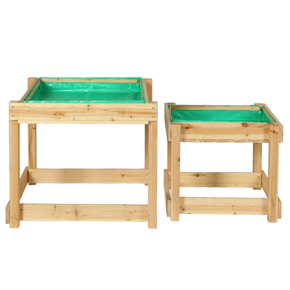 - Wooden Sand &amp; Water Table Set – 2-in-1 Outdoor Play Station Keezi Baby &amp; Kids &gt; Baby &amp; Kid&#39;s Toys &gt; Outdoor Play Equipment