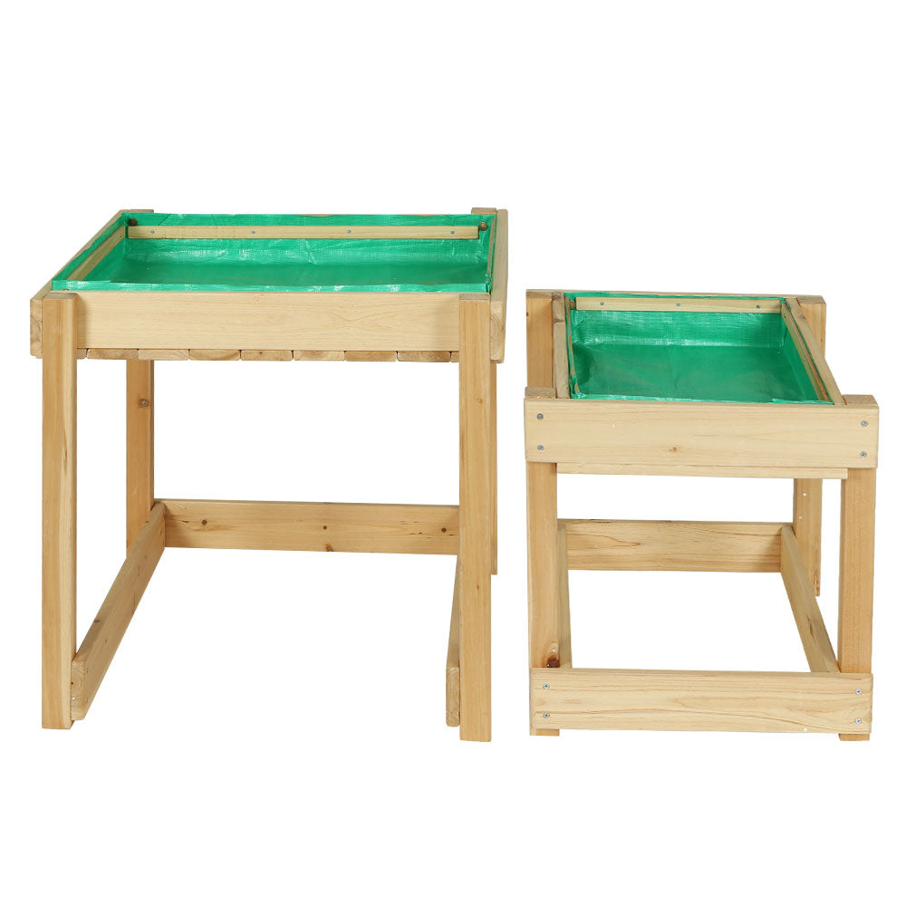 - Wooden Sand &amp; Water Table Set – 2-in-1 Outdoor Play Station Keezi Baby &amp; Kids &gt; Baby &amp; Kid&#39;s Toys &gt; Outdoor Play Equipment