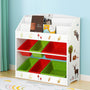 - 3-Tier Kids Bookshelf with 6 Storage Bins – Book & Toy Organiser Keezi Baby & Kids > Kid's Furniture > Kid's Bookcases & Shelves