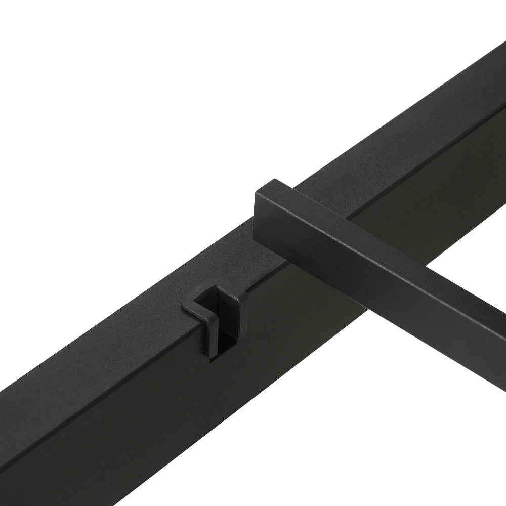 - Single Bed Frame with Trundle – Industrial Black & Dark Wood Baby Stork Furniture > Bedroom > Beds & Bed Frames