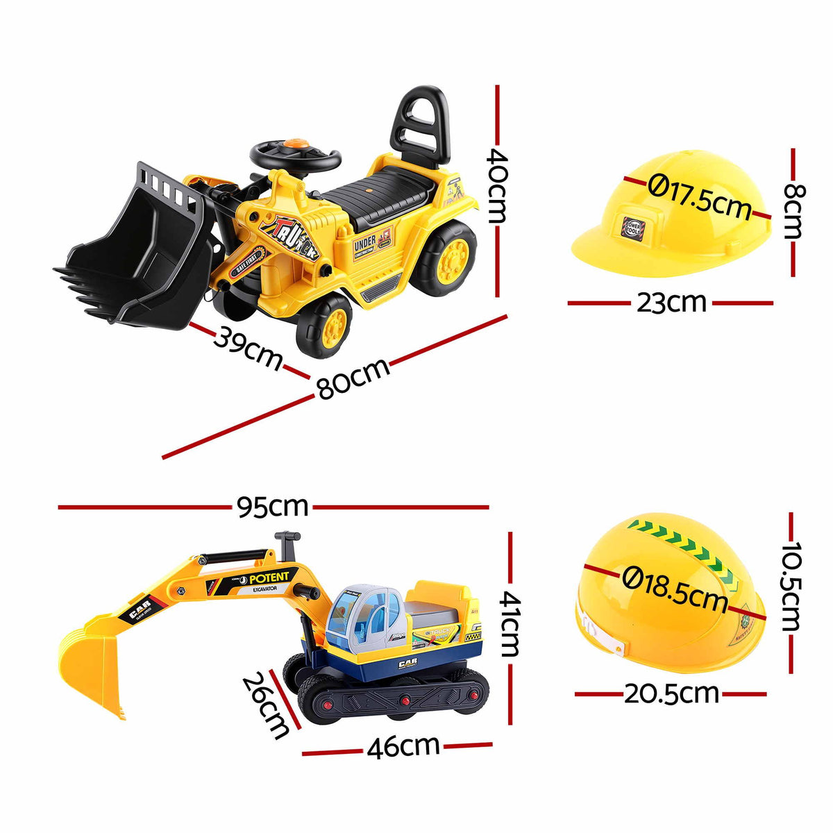 - Keezi Kids Ride On Toy Car Bulldozer and Digger with Helmet Outdoor Sandpit Toys Yellow Baby Stork Baby &amp; Kids > Ride On Cars, Go-karts &amp; Bikes > Ride On Cars