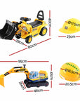 - Keezi Kids Ride On Toy Car Bulldozer and Digger with Helmet Outdoor Sandpit Toys Yellow Baby Stork Baby & Kids > Ride On Cars, Go-karts & Bikes > Ride On Cars