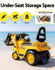 - Keezi Kids Ride On Toy Car Bulldozer and Digger with Helmet Outdoor Sandpit Toys Yellow Baby Stork Baby & Kids > Ride On Cars, Go-karts & Bikes > Ride On Cars