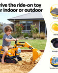 - Keezi Kids Ride On Toy Car Bulldozer and Digger with Helmet Outdoor Sandpit Toys Yellow Baby Stork Baby & Kids > Ride On Cars, Go-karts & Bikes > Ride On Cars
