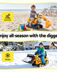 - Keezi Kids Ride On Toy Car Bulldozer and Digger with Helmet Outdoor Sandpit Toys Yellow Baby Stork Baby & Kids > Ride On Cars, Go-karts & Bikes > Ride On Cars
