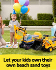 - Keezi Kids Ride On Toy Car Bulldozer and Digger with Helmet Outdoor Sandpit Toys Yellow Baby Stork Baby & Kids > Ride On Cars, Go-karts & Bikes > Ride On Cars
