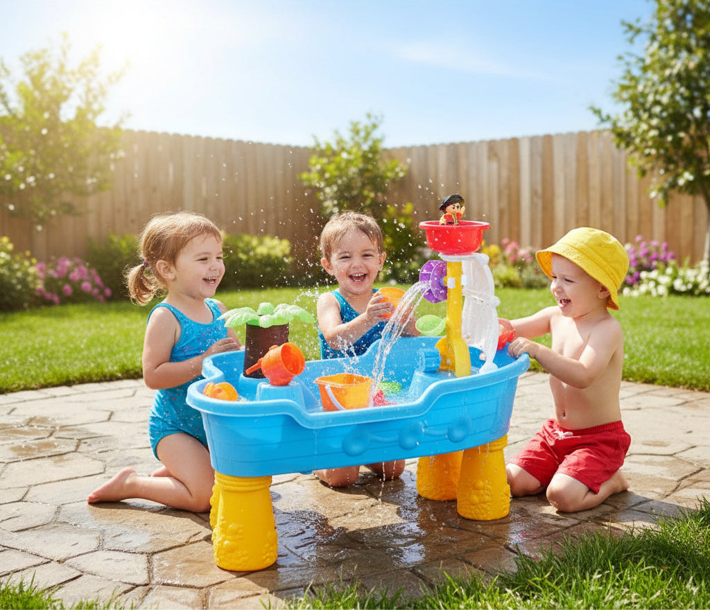 - Keezi Kids Sandpit Pretend Play Set Sand Water Table Outdoor Beach Toy Children Keezi Baby & Kids > Baby & Kid's Toys > Pretend Play