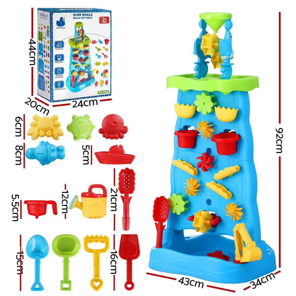 - Sand and Water Table – Waterfall Wall Play Set for Kids Keezi Baby & Kids > Baby & Kid's Toys > Outdoor Play Equipment