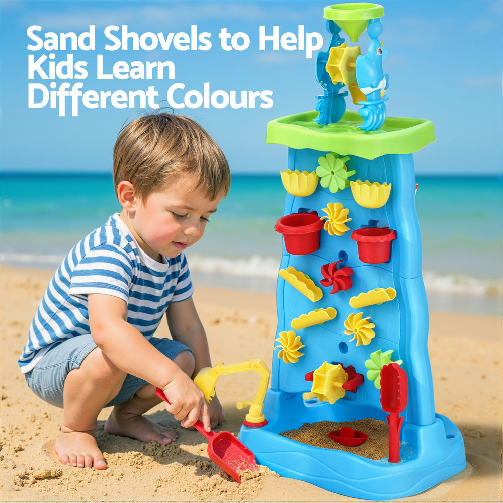 - Sand and Water Table – Waterfall Wall Play Set for Kids Keezi Baby & Kids > Baby & Kid's Toys > Outdoor Play Equipment