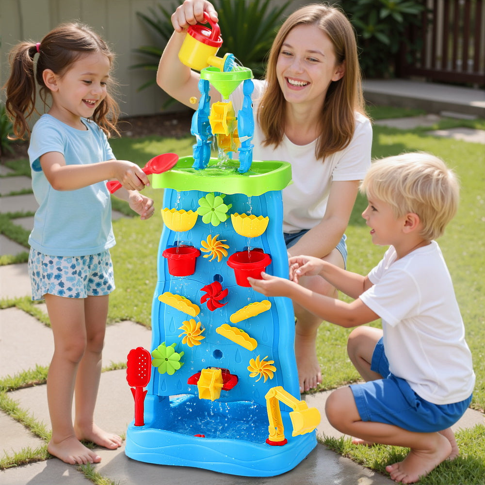 - Sand and Water Table – Waterfall Wall Play Set for Kids Keezi Baby & Kids > Baby & Kid's Toys > Outdoor Play Equipment