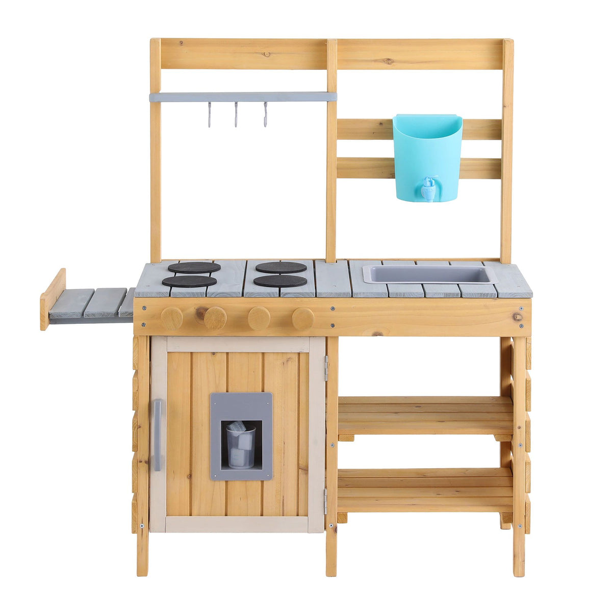 - Keezi Kids Kitchen Playset Wooden Play Kitchen Mud Kitchen Toy Kitchen 95cm Tall Baby Stork Baby &amp; Kids > Baby &amp; Kid's Toys > Pretend Play