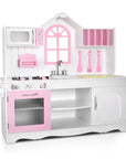 - Kids Wooden Play Kitchen Set | Pretend Cooking Toy with Storage & Accessories Keezi Baby & Kids > Baby & Kid's Toys > Pretend Play