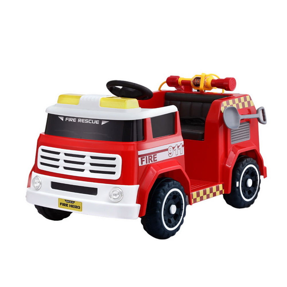 - Kids Ride On Fire Engine Truck – Electric Ride-On Car with Water Gun, Music & Remote Control Baby Stork Baby & Kids > Ride On Cars, Go-karts & Bikes > Ride On Cars