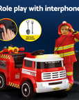 - Kids Ride On Fire Engine Truck – Electric Ride-On Car with Water Gun, Music & Remote Control Baby Stork Baby & Kids > Ride On Cars, Go-karts & Bikes > Ride On Cars