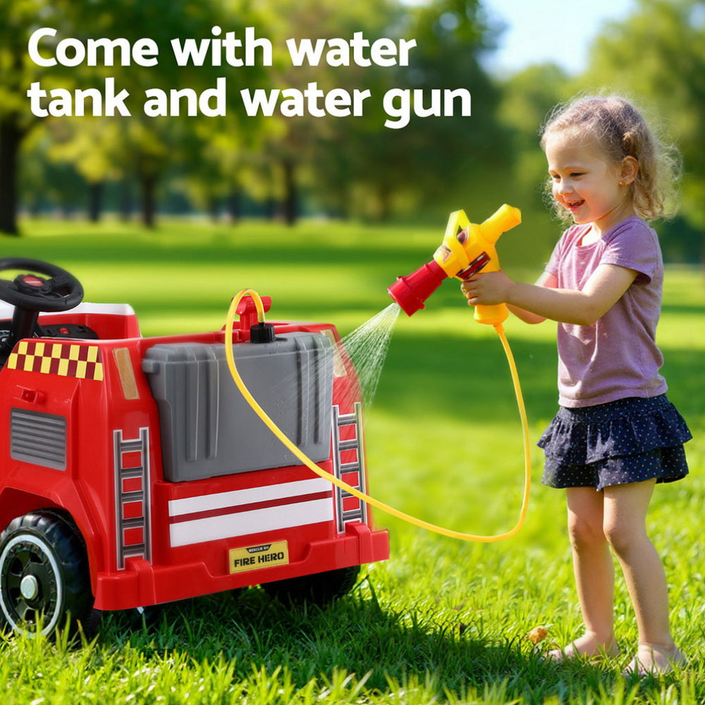 - Kids Ride On Fire Engine Truck – Electric Ride-On Car with Water Gun, Music & Remote Control Baby Stork Baby & Kids > Ride On Cars, Go-karts & Bikes > Ride On Cars