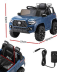 - Toyota Tacoma Licensed 12V Kids Electric Ride-On Car – Blue Off-Road Cruiser with Remote Control, MP3, FM Radio & Lights Toyota Baby & Kids > Ride On Cars, Go-karts & Bikes > Ride On Cars