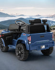 - Toyota Tacoma Licensed 12V Kids Electric Ride-On Car – Blue Off-Road Cruiser with Remote Control, MP3, FM Radio & Lights Toyota Baby & Kids > Ride On Cars, Go-karts & Bikes > Ride On Cars