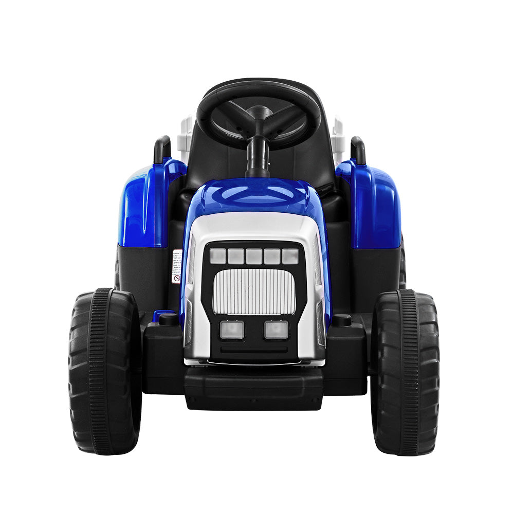 - Electric Electric Ride On Tractor with Trailer | 12V – Blue Baby Stork Baby &amp; Kids &gt; Ride On Cars, Go-karts &amp; Bikes &gt; Ride On Cars