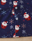 - Santa Print Christmas Shirt & Shorts Set Baby Stork