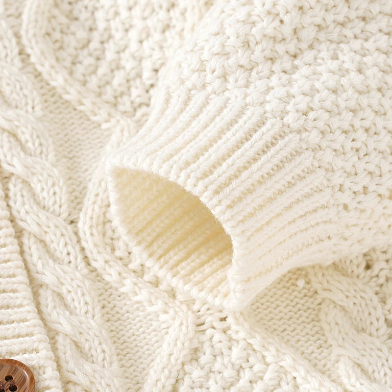 - Classic Cable Knit Baby Cardigan Baby Stork