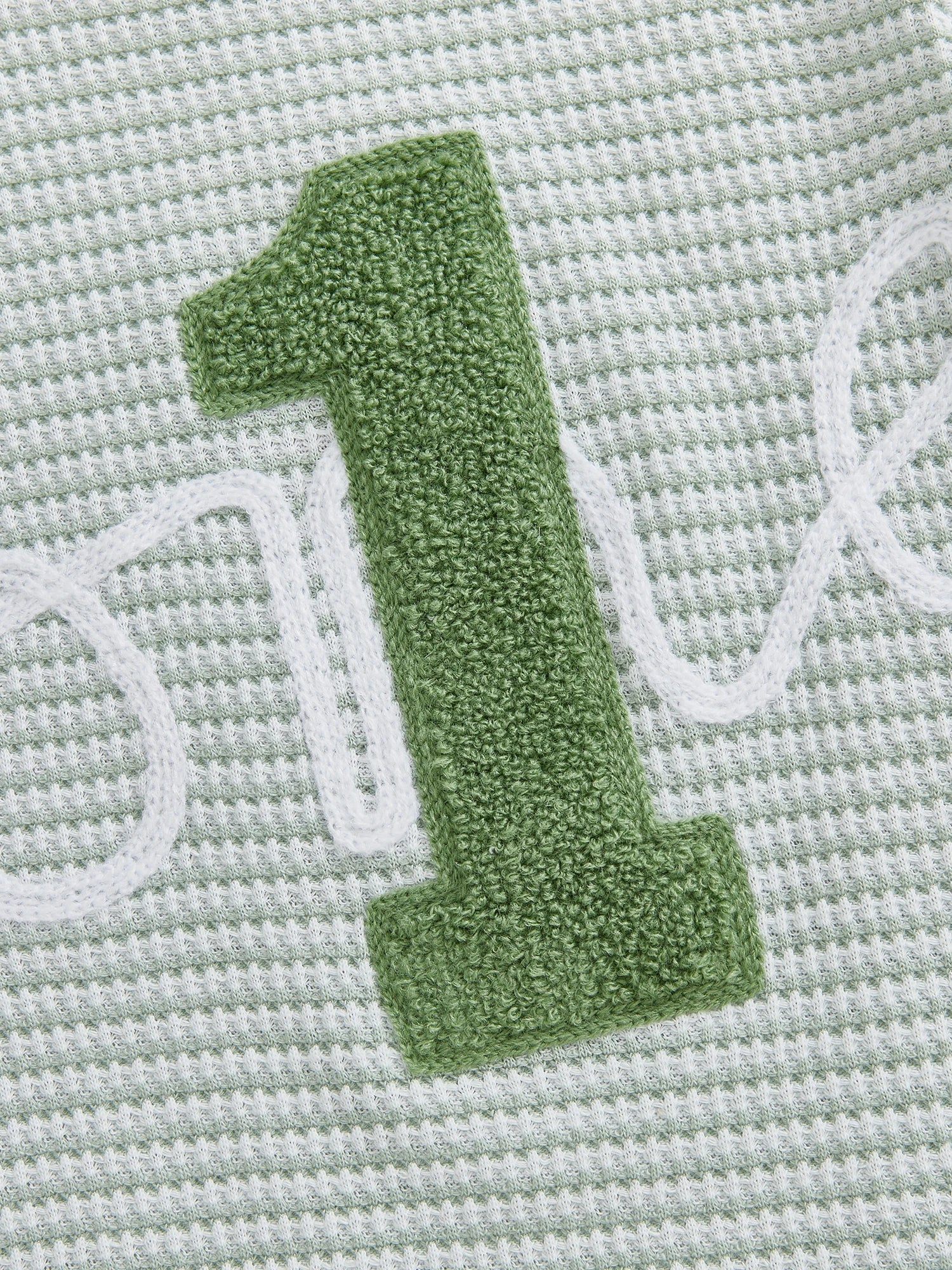 - “One” First Birthday Romper Baby Stork