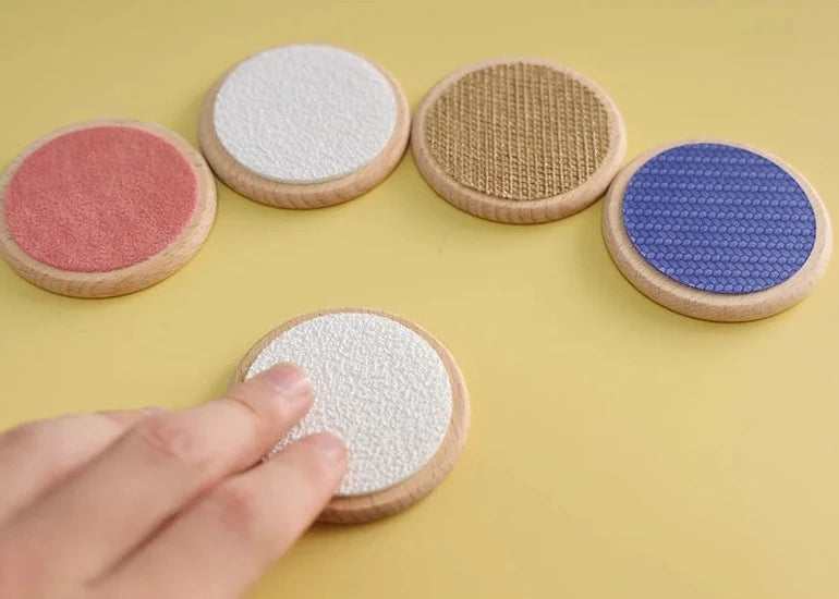 Storks Disc Montessori Sensory Discs - Touch and Feel Educational Toy for Babies ...