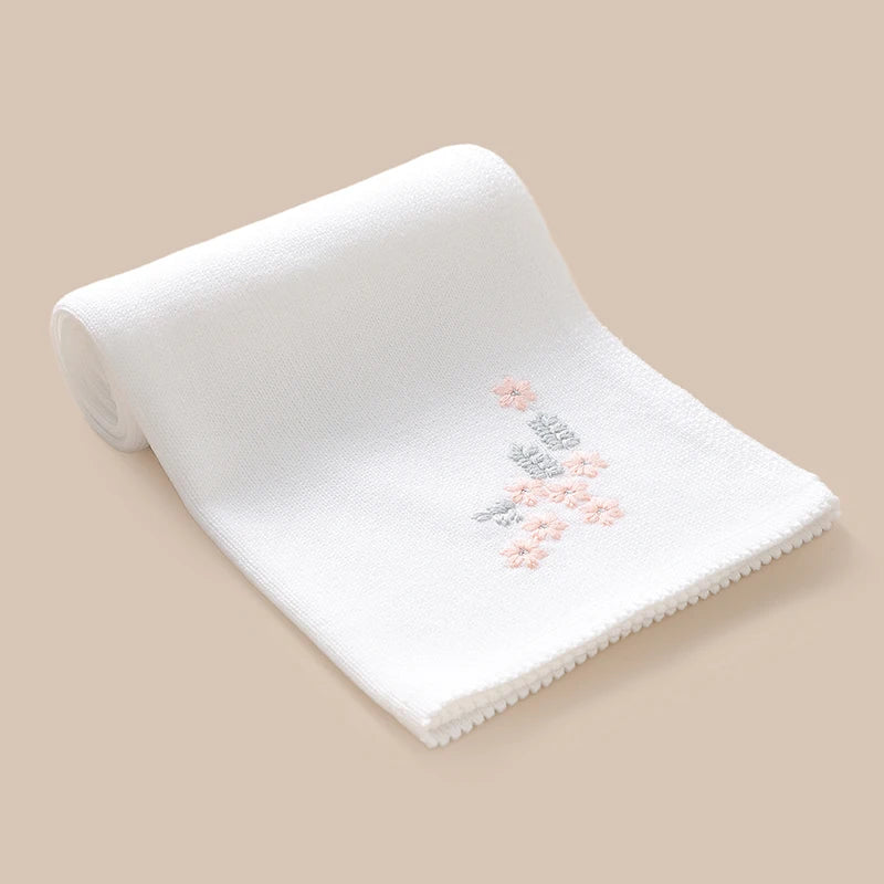 - Floral Embroidered Baby Blanket – 90 × 70 cm | Ultra-Soft | 6 Elegant Colours Baby Stork