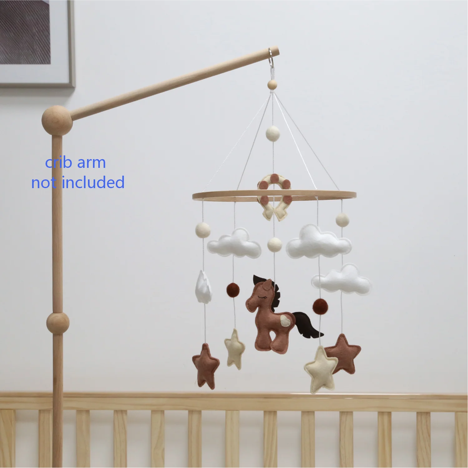 Horse Baby Mobile | Cowboy Nursery Mobile Decor