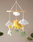 - Handmade Stegosaurus Dinosaur Crib Mobile | Soft Felt & Natural Wood | Nursery Decor Baby Stork Baby Mobile