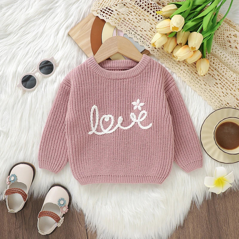 - Love Knit Baby & Toddler Sweater Baby Stork