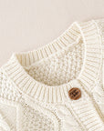 - Classic Cable Knit Baby Cardigan Baby Stork