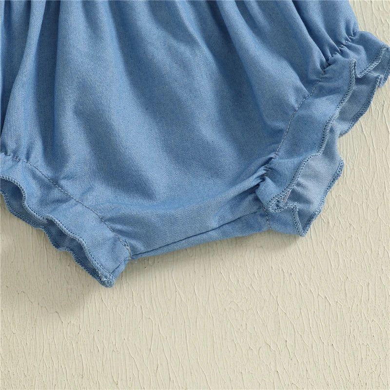 - Daisy Denim Two-Piece Set Baby Stork