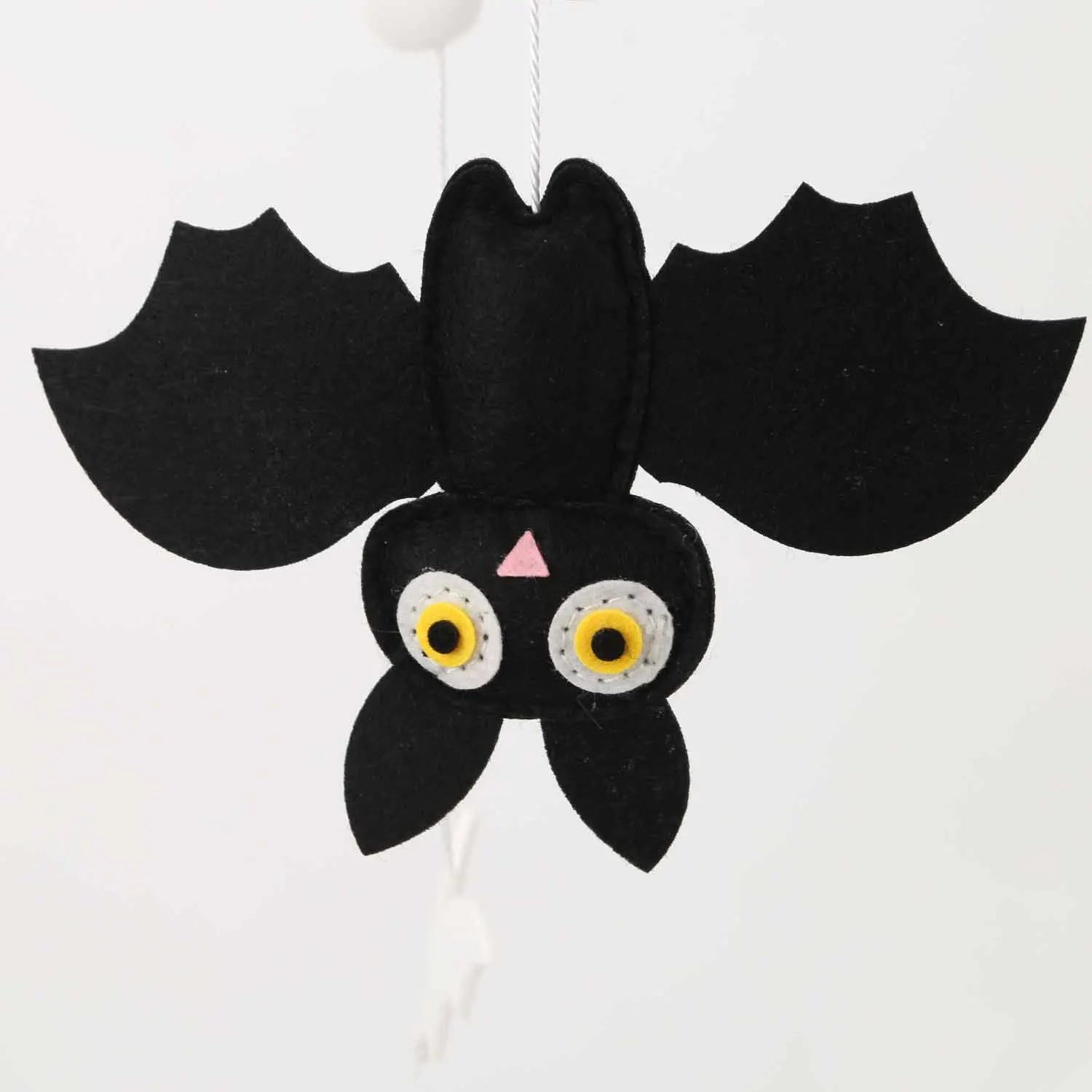 Bat Baby Mobile | Black &amp; White Moon Nursery Mobile