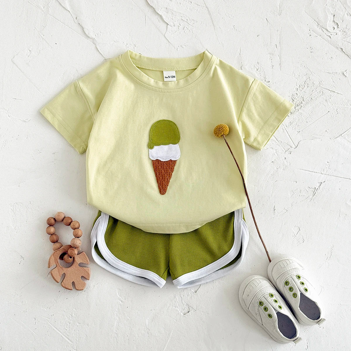 Ice Cream Baby &amp; Toddler Tee &amp; Shorts Set