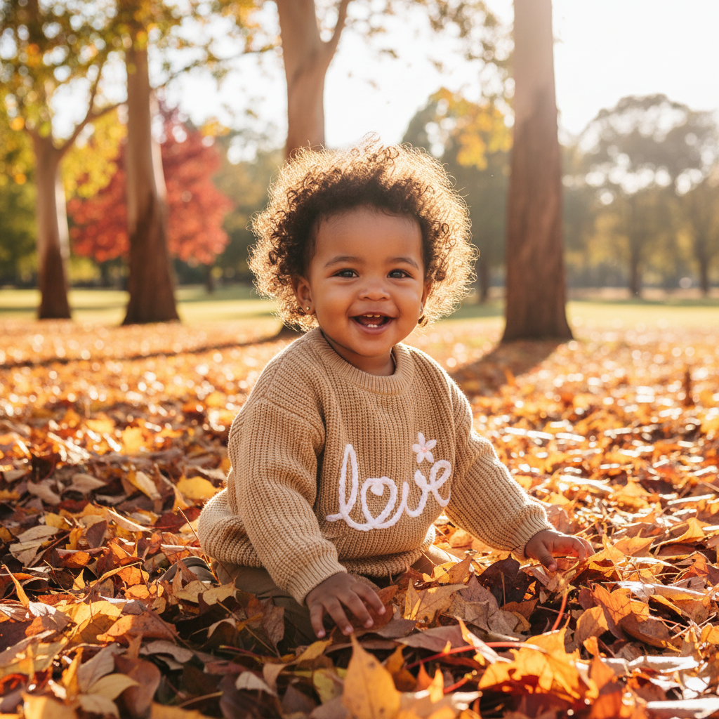 - Love Knit Baby & Toddler Sweater Baby Stork