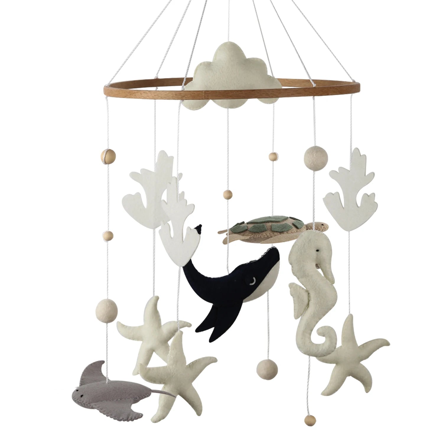 Ocean Baby Mobile | Whale, Turtle &amp; Seahorse Nursery Mobile