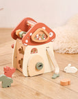 - Wooden Mushroom House | Montessori 5-in-1 Busy Cube Activity Toy Baby Stork Baby Toys & Activity Equipment