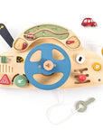 - Montessori Wooden Steering Wheel Toy - Car Console Busy Board for Toddlers | Sensory Early Education Gift Baby Stork Baby Toys & Activity Equipment