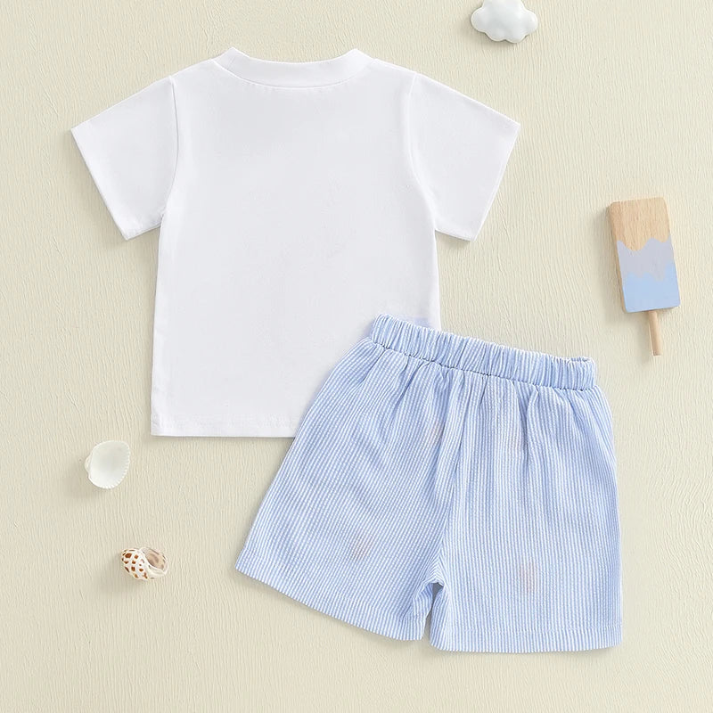 - Little Lobster T-Shirt & Shorts Set Baby Stork