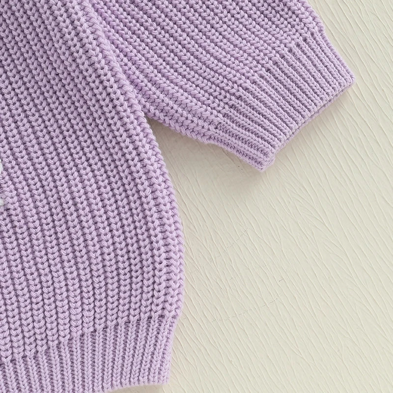 - Big Sister Embroidered Knit Sweater Baby Stork