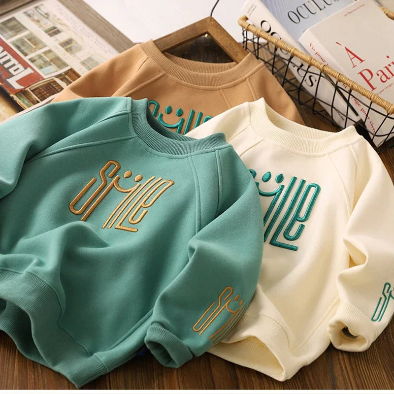 Smile Letter Kids Sweatshirt