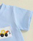 - Construction Vehicle Shorts Set Baby Stork