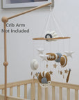 - Sports & Stars Felt Cot Mobile - Tan & Cream AE