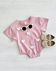 Heart, Cloud & Flower Baby Bodysuit