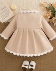 - Baby Girls Bow Winter Coat Baby Stork
