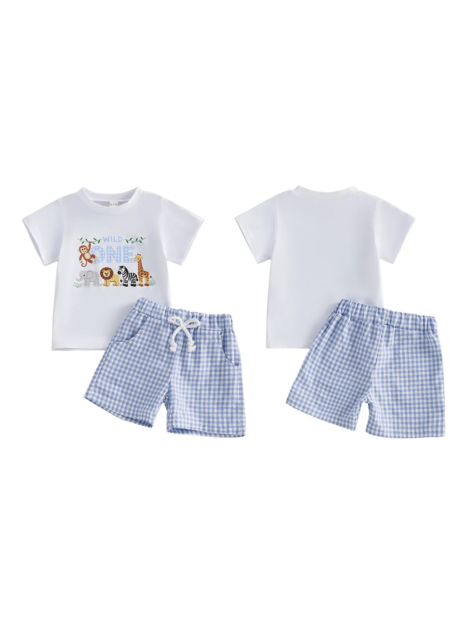 - Wild One Birthday Clothing Set Baby Stork
