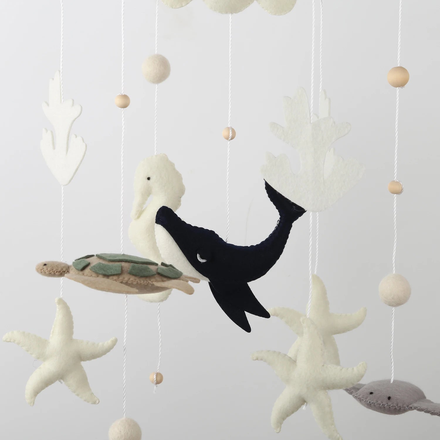 Ocean Baby Mobile | Whale, Turtle &amp; Seahorse Nursery Mobile
