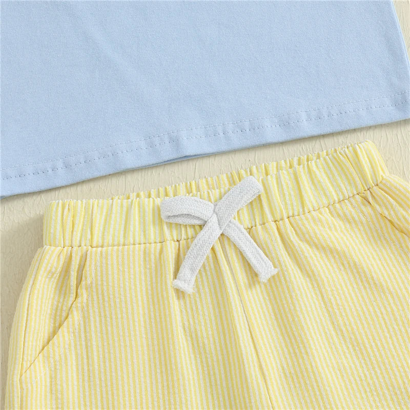 - Construction Vehicle Shorts Set Baby Stork