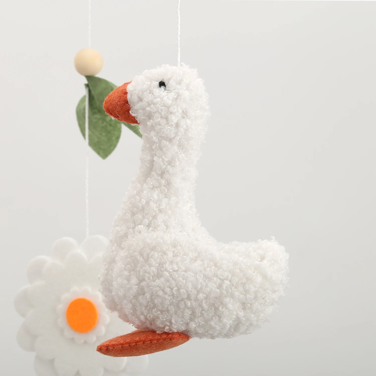 Goose Baby Mobile | Handmade Duck &amp; Daisy Nursery Mobile
