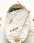 - Wooden Cot Arm – Classic Round Design Baby Stork Baby Mobile